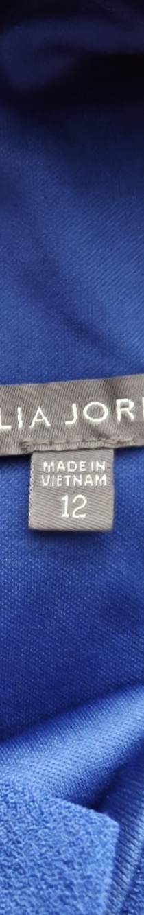 Julia Jordan Royal Blue Halter Jumpsuit - Picture 3 of 6